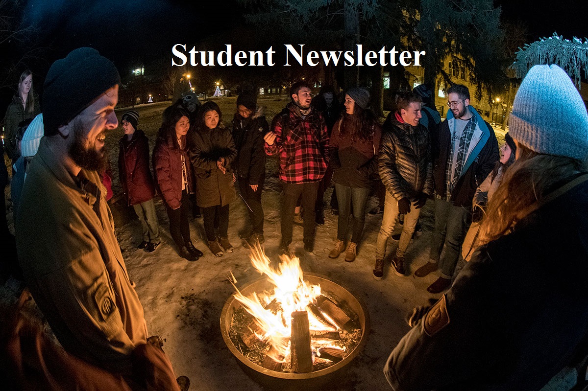 international students bonfire